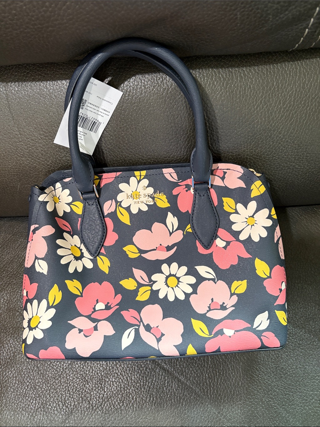 Kate Spade Small Satchel In Road Trip Floral (See Comments)